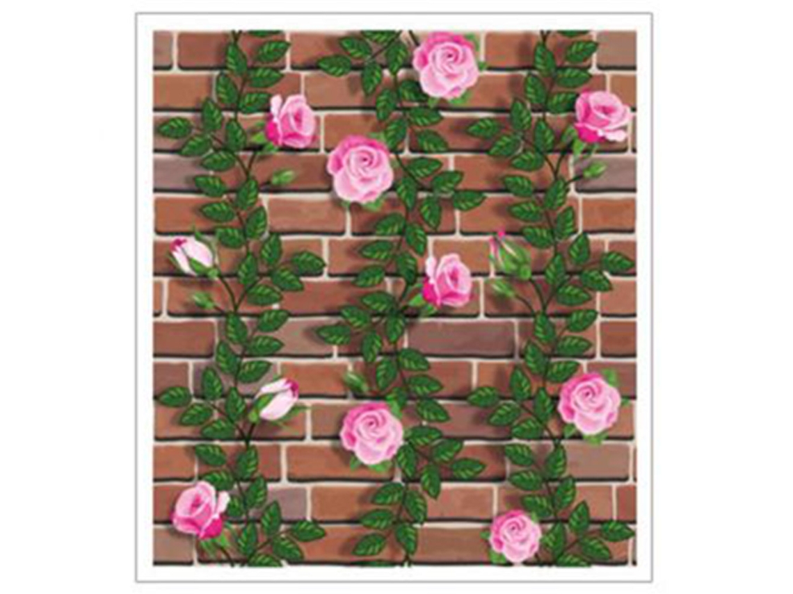 Baok-adesivo De Parede De Rosas Para Quarto E Sala De Estar, Decoração Moderna E Inovadora