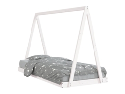 Kids Bed Frame, Kids Bed Frames Vidaxl Branco Madeira De Pinho (90 X 200 Cm)