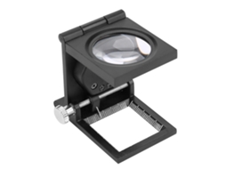 Laxiscreed Lupa De Mãos Com Design Triplo-fold, 2 Leds E Regulador Para Leitura E Detalhes
