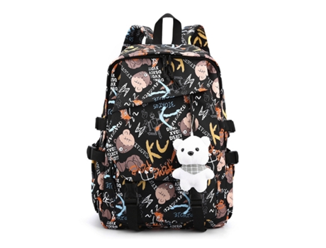 Mochila KOHREE Estudante Bolsa de Lona Bolsa de Computador Bolsa de Viagem