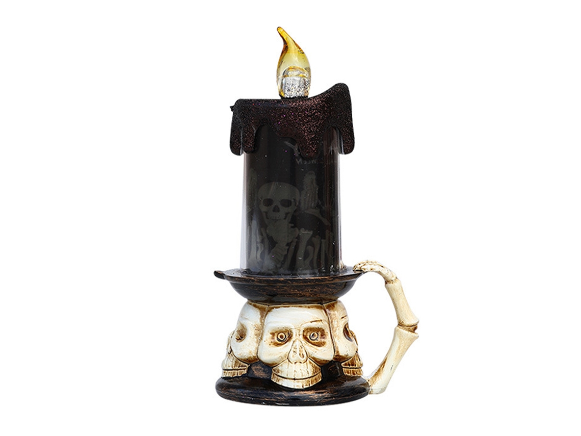 Vela Halloween Com Led Iluminação Decorativa