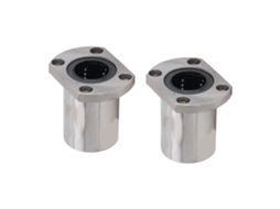 Kit 2pcs Rolamento Linear Com Bola Flange Elíptico Aço Para Equipamentos Máquinas