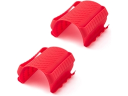 Conjunto De 2 Prendedores Silicone Para Isolamento Térmico – Luva Antiderrapante Grelhar Assar Usar No Micro Ondas