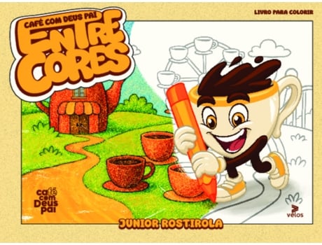 Livro Café Com Deus Pai Entre Cores De Júnior Rostirola (português Do Brasil)