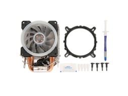Cooler De Cpu Com Luzes Rgb Ventilador Silencioso De 9,2cm Interface 12v 3pin 4pin Para Desktop