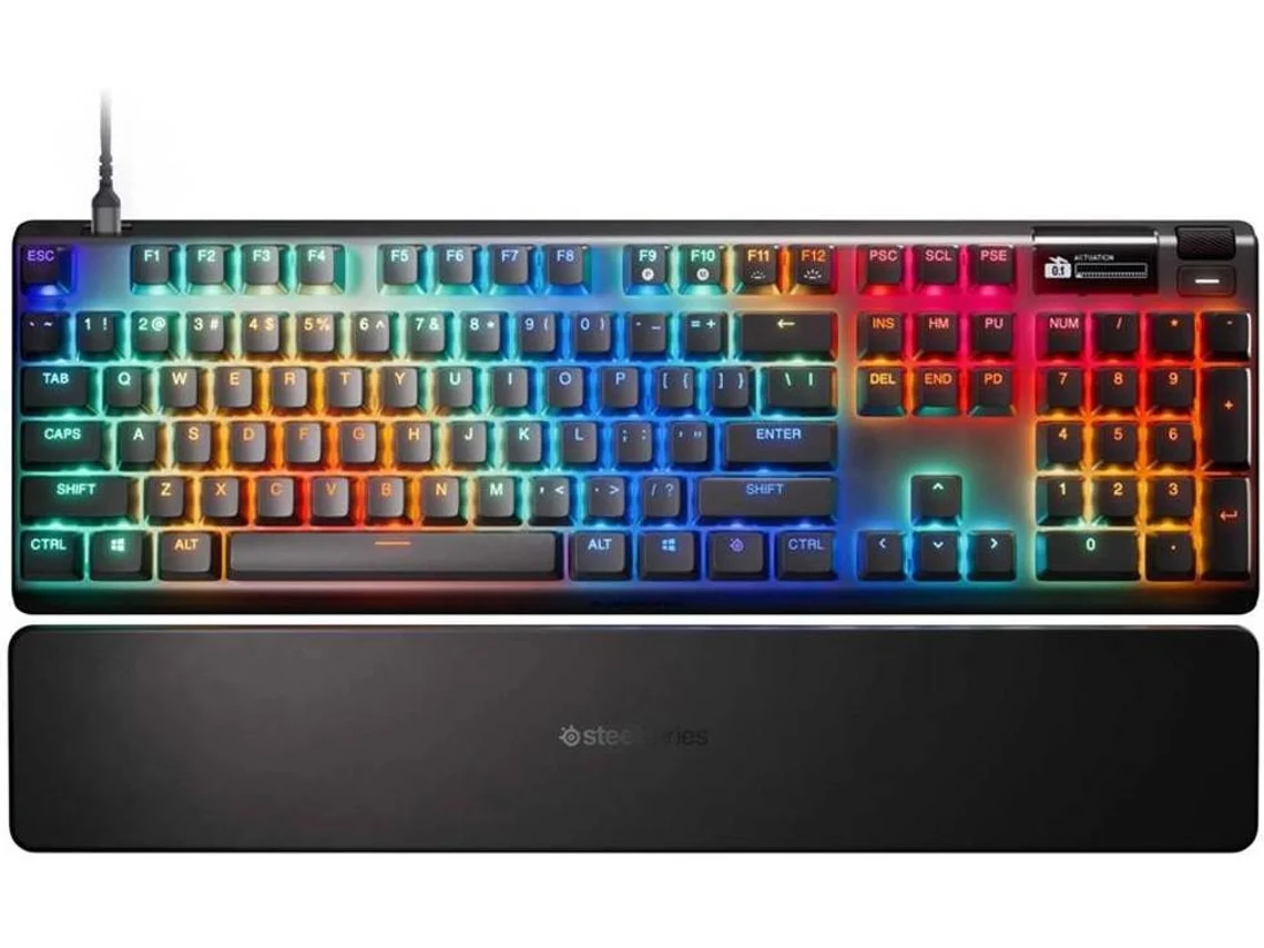 Teclado STEELSERIES Apex Pro Gen 3 (Mecânico - Inglês -  RGB - Preto)