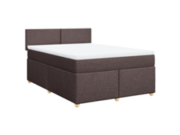Box Spring Bed, Box Spring Beds Vidaxl Marrom Tecido (160 X 200 Cm)