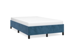Bed Frame, Bed Frames Vidaxl Azul Veludo (120 X 200 Cm)