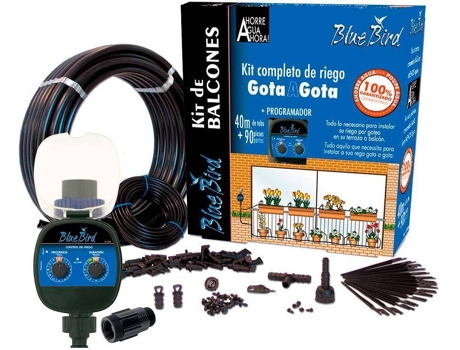 KIT DE REGA POR GOTEIO COM PROGRAMADOR 