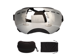 Óculos Uv Cachorro Grande Médio Goggles Prata