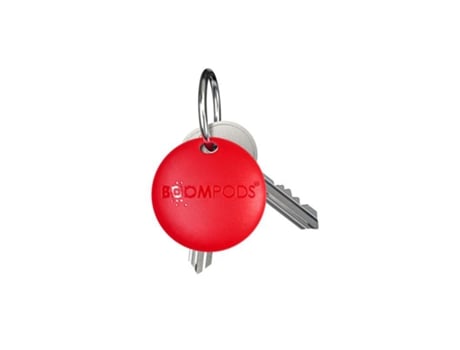 Airtag Boomtag Key Holder Modelo compatível com Apple Find My Ipx5 Red Boompods