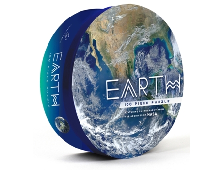 Livro earth: 100 piece puzzle de created by chronicle books , photographs by nasa (inglês)