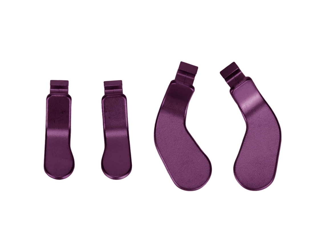 4pcs Paletas Aço Inox Xbox One Elite 2 Roxo
