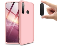Capa e Suporte Realme 6i Slim armor 360º Rosa
