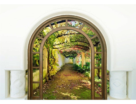 Papel de Parede 3D ARTGEIST Door To Secret Garden (300x210 cm)