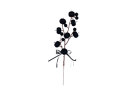 Laxiscreed Decoração De Flores Com Abóbora Em Espuma Para Halloween, Rama Decorativa De 33 Cm