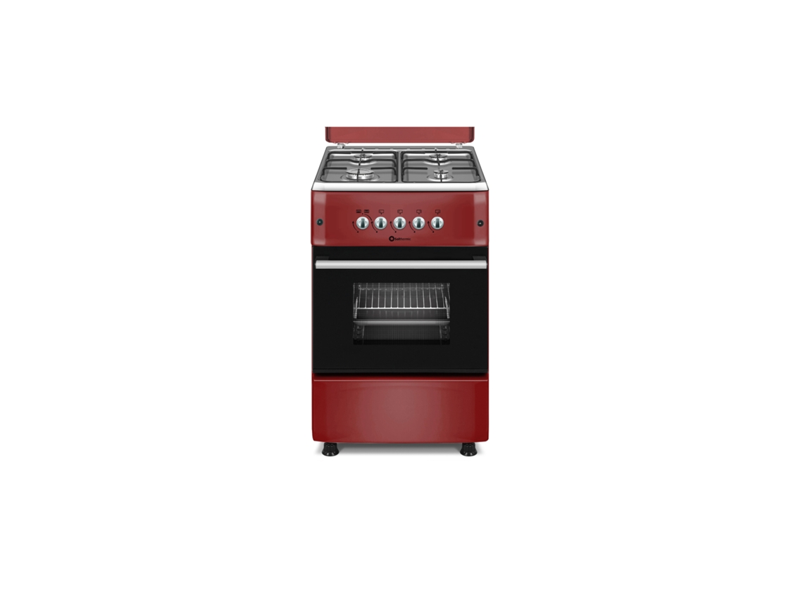 Fogão a Gás SOLTHERMIC Vermelho Borgonha 50X55 F5S40G2Ir