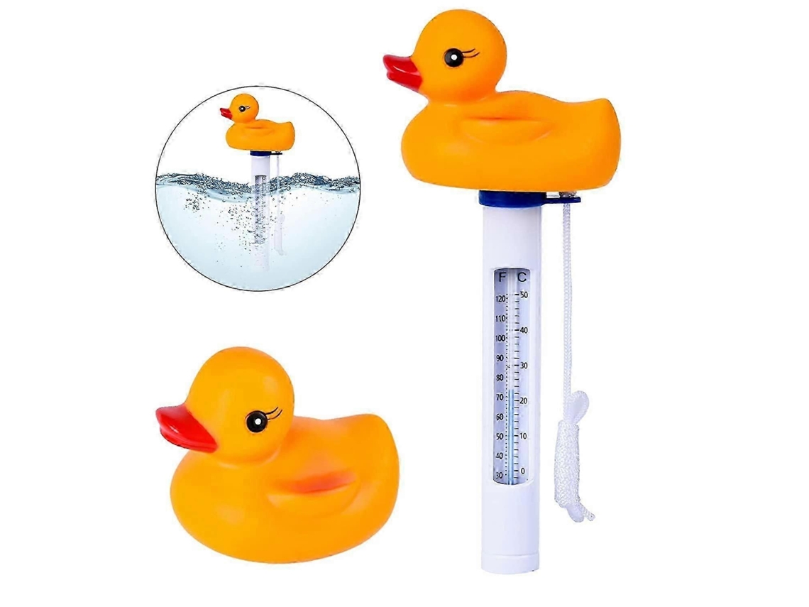 Termômetro Flutuante, Termômetros Flutuantes para Piscina, Termômetro de Água em Formato de Animal de Desenho Animado com Corda. GOKOCO