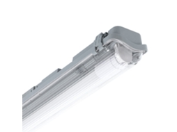 Armadura Hermética Slim para Um Tubo Led 120 Cm Ip65 Conexão Uni-Lateral