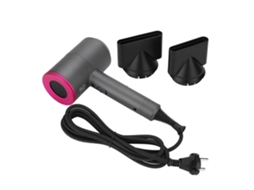 2026 secador de Cabelo com Temperatura Constante Potente, Baixo Ruído, Secagem Rápida, Cor Cinza e Rosa Vermelho