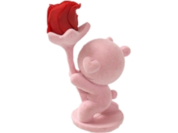 Estátuas de Ursos, Decoração para Casa, Enfeite de Urso Urso Florido para Namorada, Decoração Romântica de Mesa para CHABERLU
