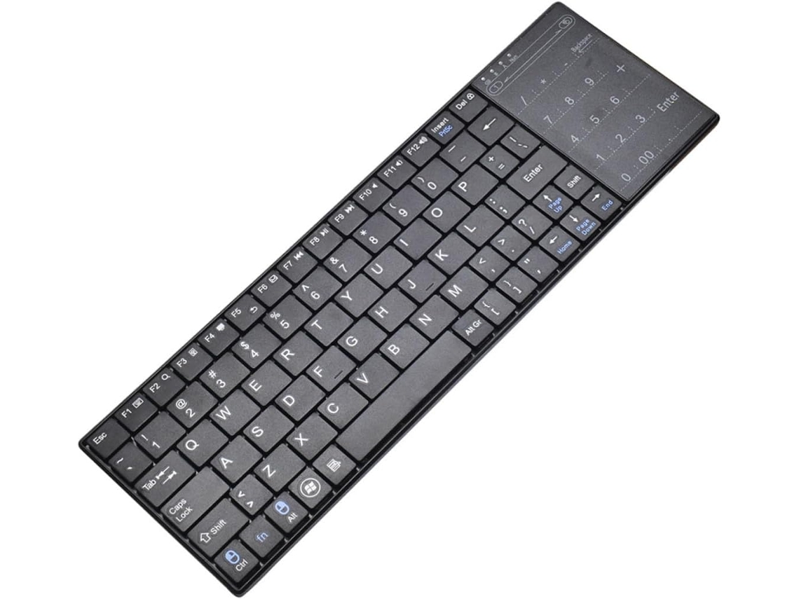 Teclado Portátil Sem Fio E Silencioso Com Tela Sensível Ao Toque Para Uso No Escritório Teclado Portátil Sem Fio E Silencioso Com Tela Gokoco