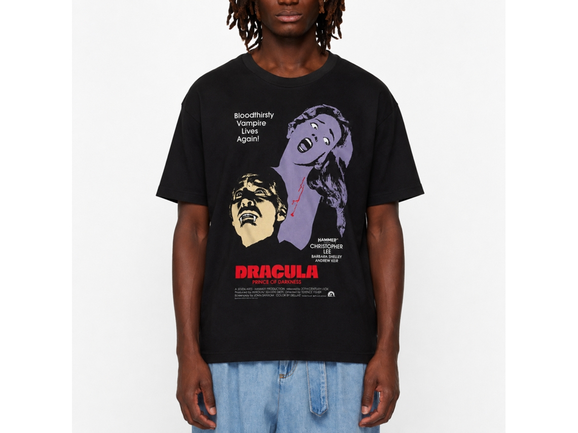 Rockinstone Horror Movies Bloodthirsty Black Adult T-shirt Size:xl