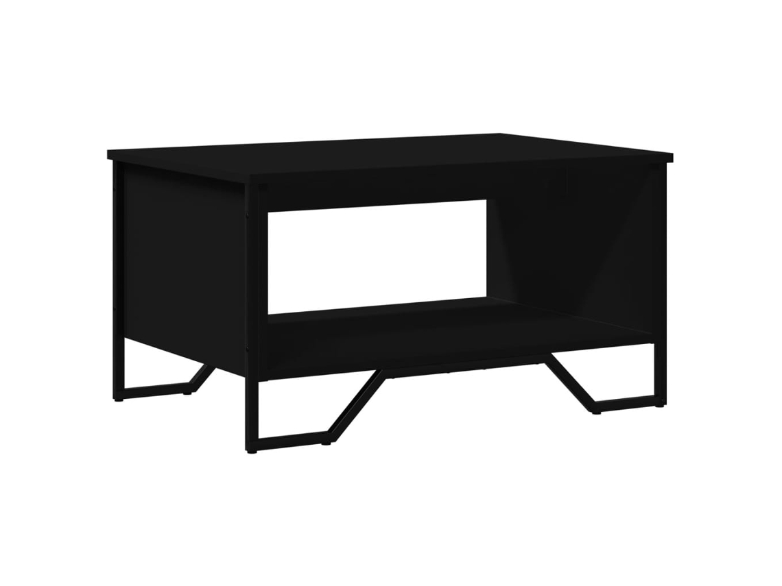 Mesa de centro 75x51x40 cm Derivados de Madeira Preto MAISON EXCLUSIVE