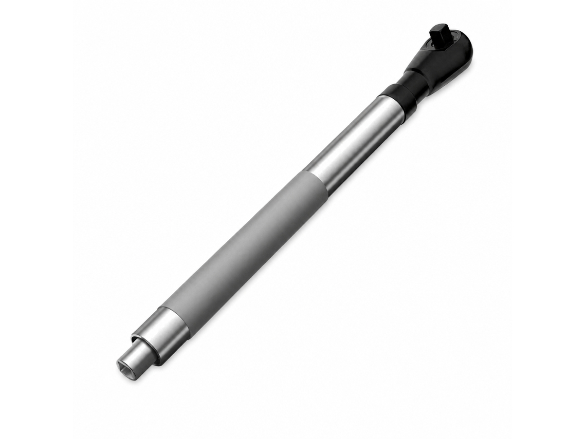 Chave De Catraca Prolongada 1/2″ Manual E Pneumática Para Soquetes, Cinzenta