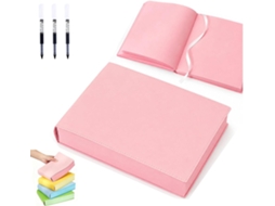 Carnet De Notes En Brique De Couleur Épaisse – Journal À Couverture Rigide A5 De 720 Páginas Com Stylo Roller