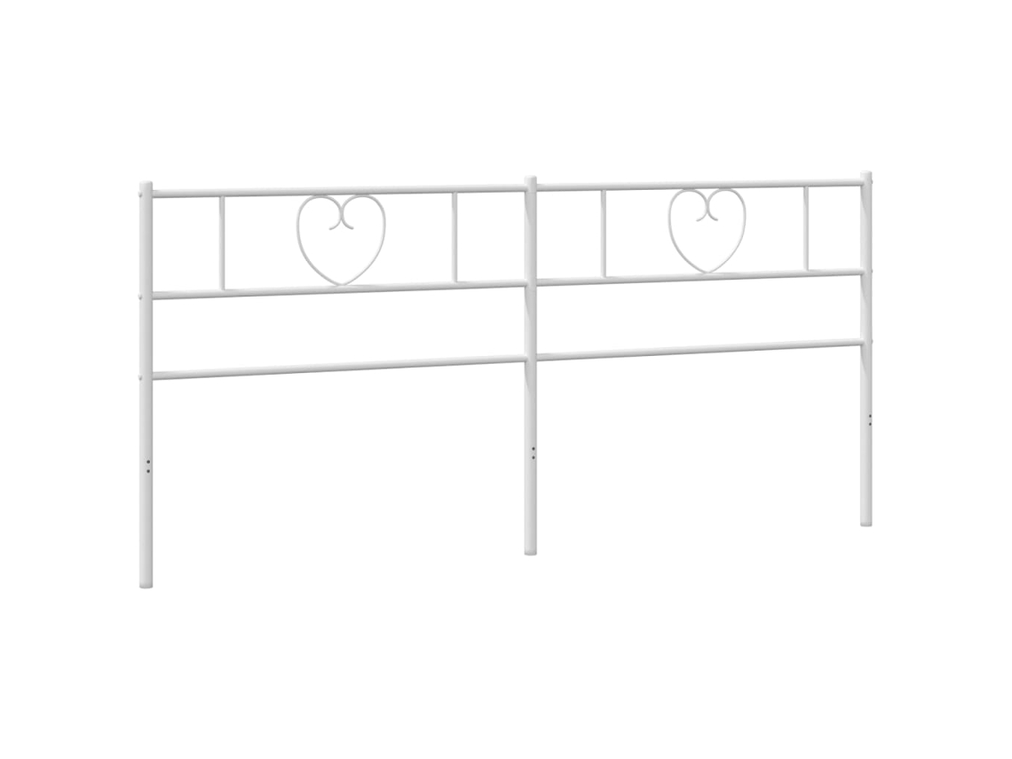 Headboard, Headboards Vidaxl Branco Aço (193 Cm)