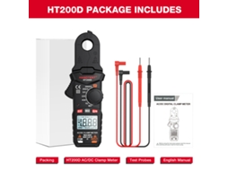 Multímetro digital Habotest HT200D 2000 Contagens True RMS 600V 200A