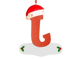 Decoração De Natal Personalizada Com Nome J Da Laxiscreed Para Presente Festivo E Único