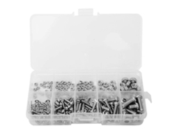 Kit De Ferramentas Fixação Em Aço Inoxidável 304, Conjunto Parafusos,