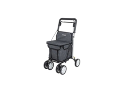 Carrinho De Compras Com Assento 29 L Carlett 800 Cinza Mobio