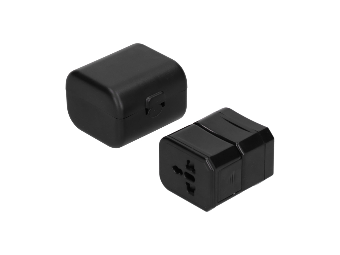 Adaptador de energia universal para viagem para Reino Unido, UE, EUA, Japão, Austrália, Canadá, 110-240 V