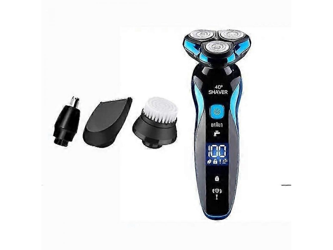 (4 Em 1) Barbeador Elétrico Original Braun 5320s 4d Para Homens, Aparador De Cabelo Elétrico Recarregável Via Usb, Cortador De Cabelo Profissional