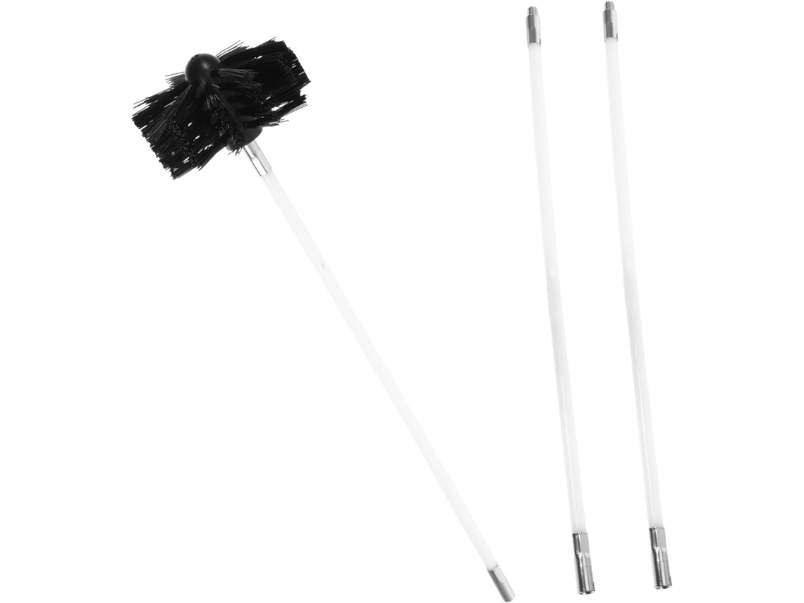Conjunto De 4 Escovas De Nylon Para Chaminé, 420 Mm X 100 Mm X Peças Para Chaminé