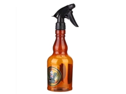 2026 650ml Botella de Pulverização Reutilizável Vintage para Barbearia e Cabeleireiro Ferramenta Capilar (marrom)