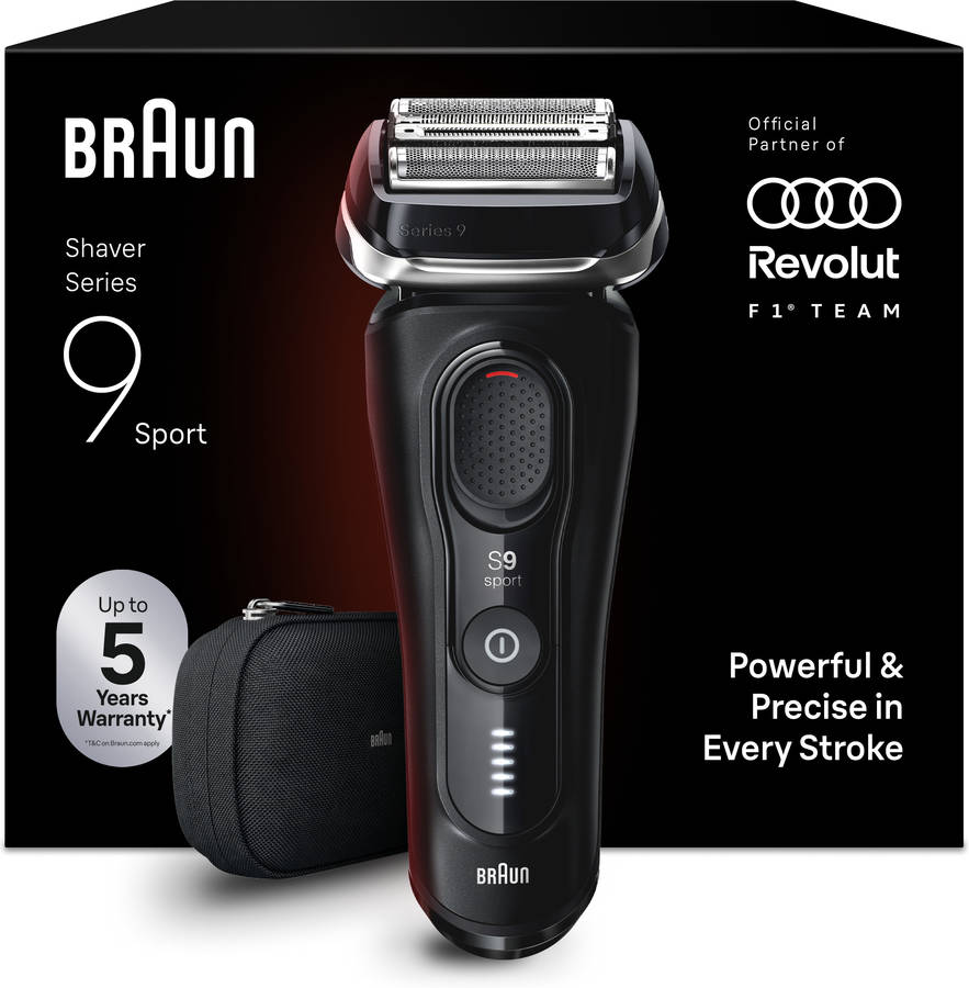Máquina de Barbear BRAUN Series9 9110s (Bateria - 60 min - Preto)