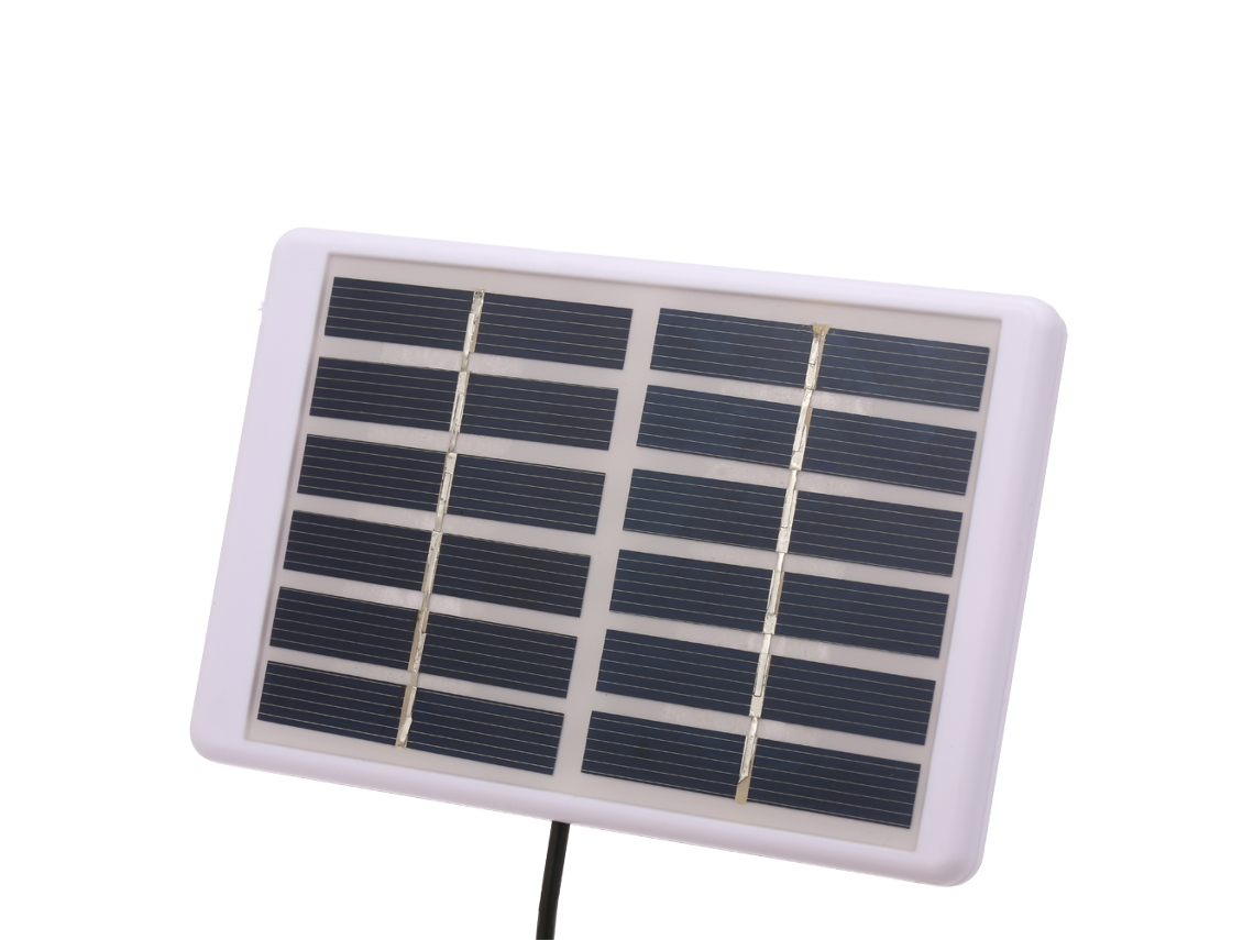 Carregador Solar 1.2w 6v com Saída Dc Painel Policristalino para Luz Jardim Emergência Bomba S/MARCA
