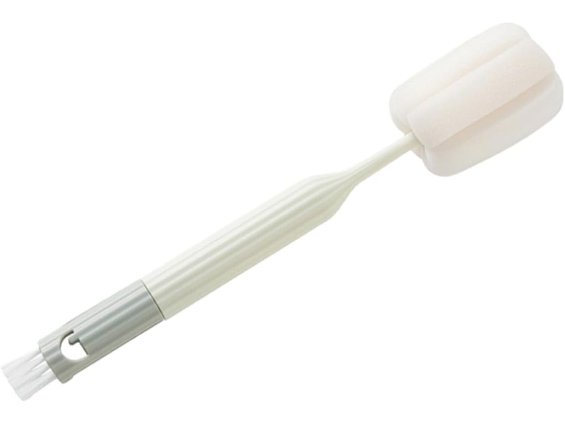 Escova De Limpeza Multifuncional Sewroro Com Cabeça Esponja, Feita De Pp E Nylon, Leve E Ergonômica Para Uso Diário