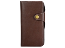 Capa de couro com fecho triangular para iPhone 7 Plus EOOCOO