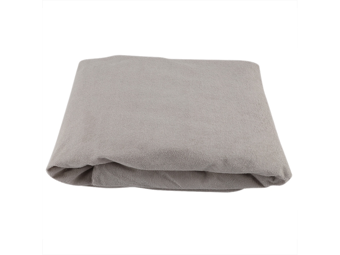 Folha Ajustada Protetora de Colchão Impermeável Anti ácaros Cinza 180*200+30cm | S/MARCA