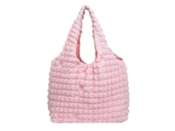 Sacolas de Compras Multifuncionais Reutilizáveis, Leves e Dobráveis, com Grande Capacidade e Versáteis, para Mulheres e Meninas, na Cor Rosa. GOKOCO