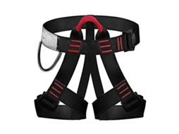 2026-arnés De Escalada Para Montañismo Rescate Cueva Rappel, Talla Ajustable, Ce En 361, Negro