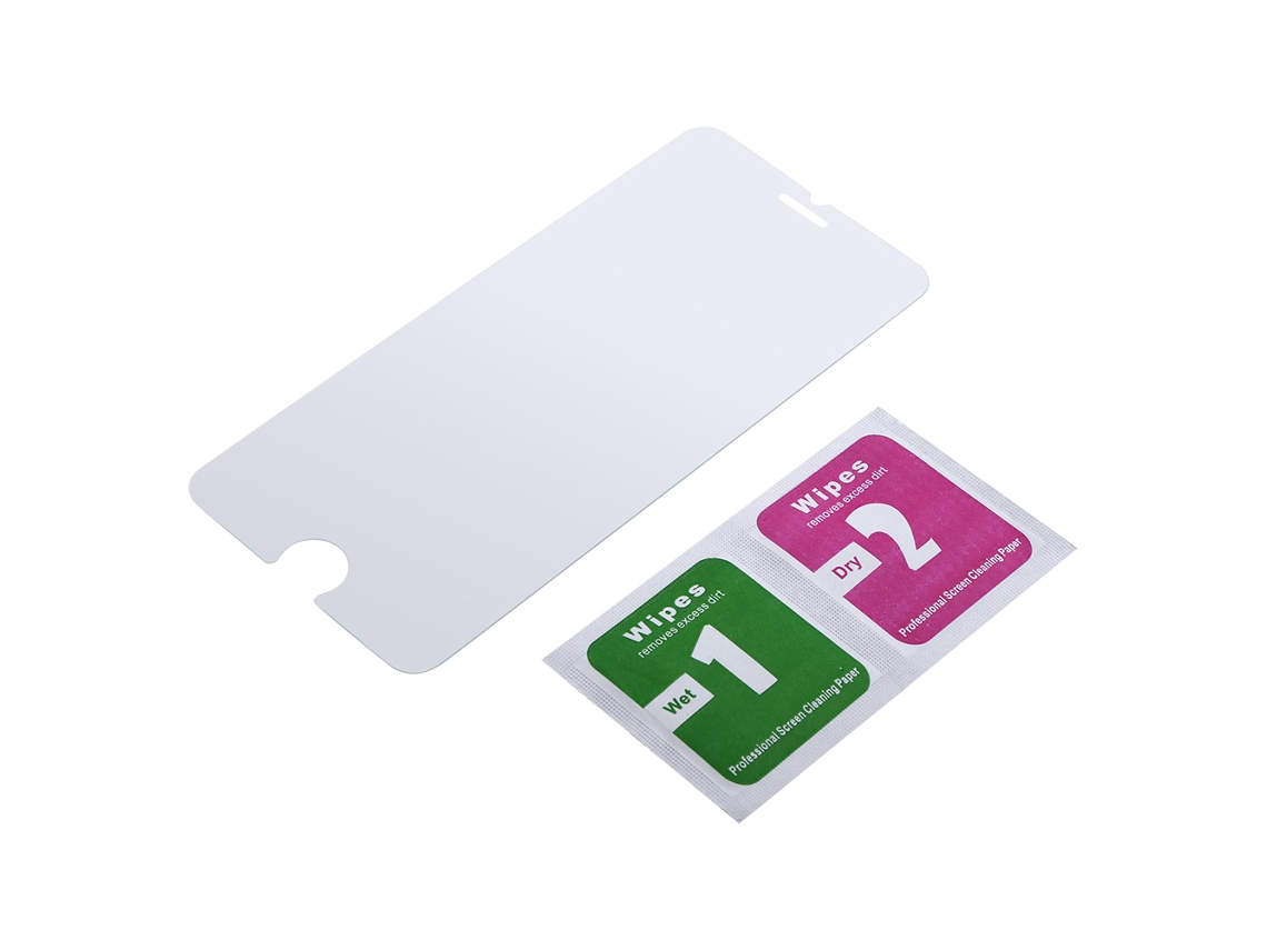 Filme de vidro temperado transparente com borda arco para iPhone 6/6s EOOCOO
