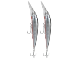 Isca Minnow Simulada Plástica para Pesca 2un