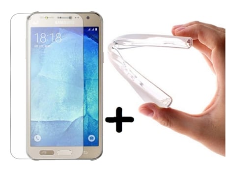 Capa Samsung Galaxy J7 MULTISHOP Gel Transparente