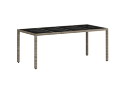 Garden Table, Garden Tables Vidaxl Cinzeto Rattan / Vime (n/a)